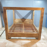 Handmade Classic Solid Sheesham Wood Poster King Size Bed